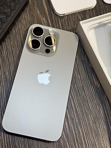 iphone s4: IPhone 15 Pro, 128 GB, Natural Titanium, Sənədlərlə — 3