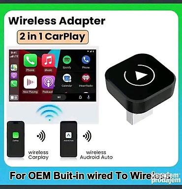 prolutex mk: Wireless CarPlay Adapter – Pretvorite žični CarPlay u bežični! Cena — 1