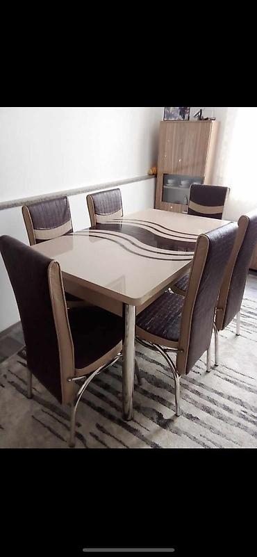 Setovi stolova i stolica: 02. Komplet sto i 6 stolica nova cena 230e — 2
