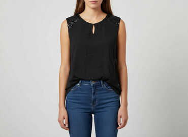 bluzki z głębokim dekoltem plus size: BODY FLIRT, Жіноча блуза, розмір L