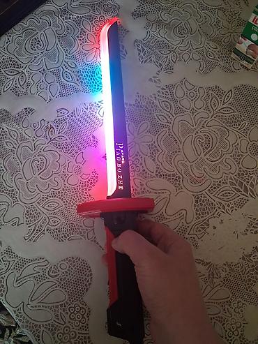 uşaq çantalar: LED işıqlı oyunca qılınc Hem tustu verir hem seslidi usaqlarcun cox — 8
