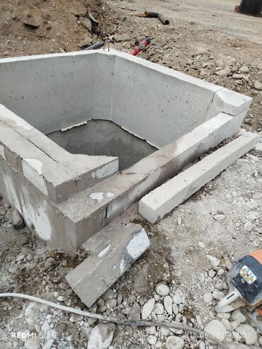 Beton işləri: Səssiz tozsuz səliqəli kəsim. Beton katlavan monolit kubik — 15