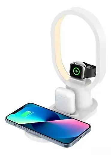 samsung: Bežični punjač i LED lampa 4U1 NOVO. Opis proizvoda: 4 u 1 Lampa — 2