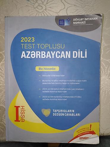 Məhsul: “2023 Test Toplusu – Azərbaycan dili (I hissə)”, Dövlət lalafo.az -da — 1 Məhsul: “2023 Test Toplusu – Azərbaycan dili (I hissə)”, Dövlət — 1