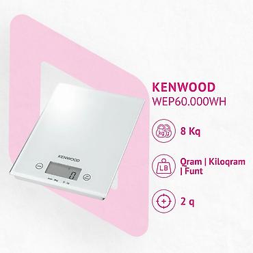 Mətbəx üçün digər texnika: №: 9728 Məhsulun adı: Mətbəx tərəzisi Kenwood WEP60.000WH Brend — 1