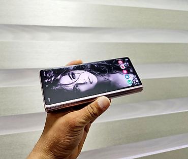 samsung galaxy fold2: Samsung Galaxy Z Fold 2, Б/у, 256 ГБ, цвет - Розовый, 2 SIM, 1 SIM — 7