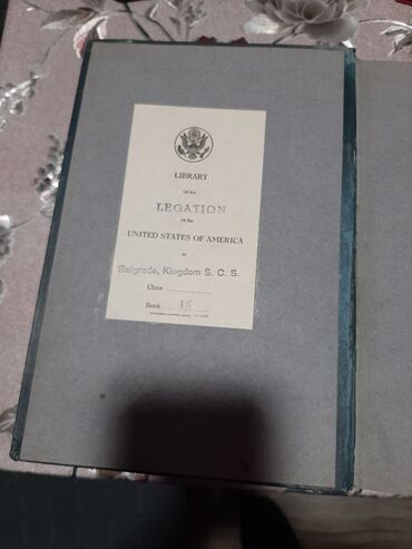 legantne pantalone elasticne iz francuske jed: Knjiga na engleskom jeziku 1926 godina Knjiga je UNIKAT nema je u