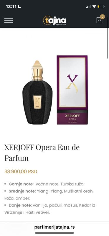 body mist sa sljokicama: Unisex parfem, Xerjoff Erba Pura, Original