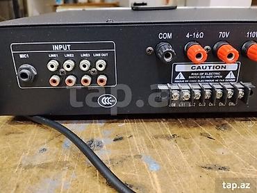 mp3: Professional gücləndirici/miks amp – SONY PA-5250USBD - 19" rack — 3