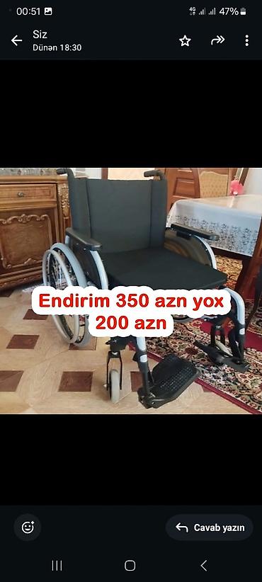 əlil araba: Manual əlil arabası - Tip: Mexaniki (əl ilə idarə olunan) - Karkas — 2