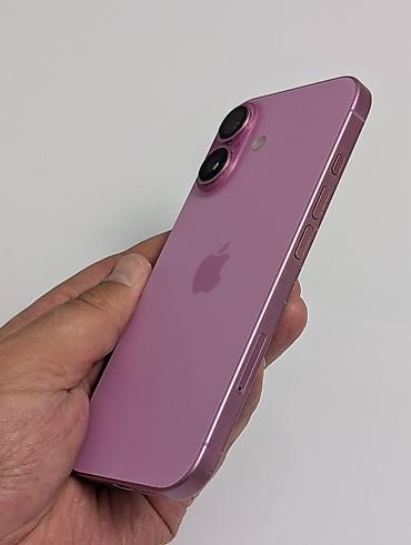 jack a2b: IPhone 16, Б/у, 128 ГБ, Розовый, Чехол, 92 % — 3
