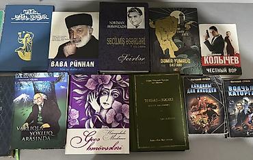 Bədii ədəbiyyat: Müxtəlif janrlarda kitab toplusu Satışda azərbaycan, rus və türk — 4