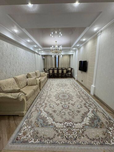 номера в иссык куле: 3 бөлмө, 121 кв. м, Элитка, 7 кабат, Евроремонт