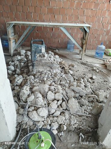 Beton işləri: Beton kəsmə beton deşmə xidməti Karot - HILTI DD 200 / 350 ilə 25 ° — 15