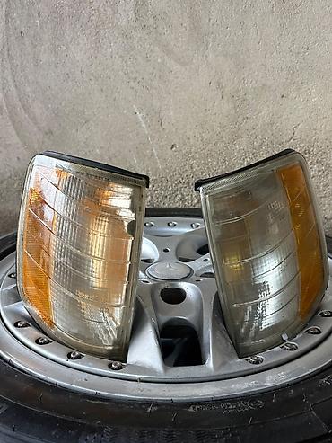 Mercedes-Benz üçün ön dönmə siqnalları / künc faraları dəsti — 1