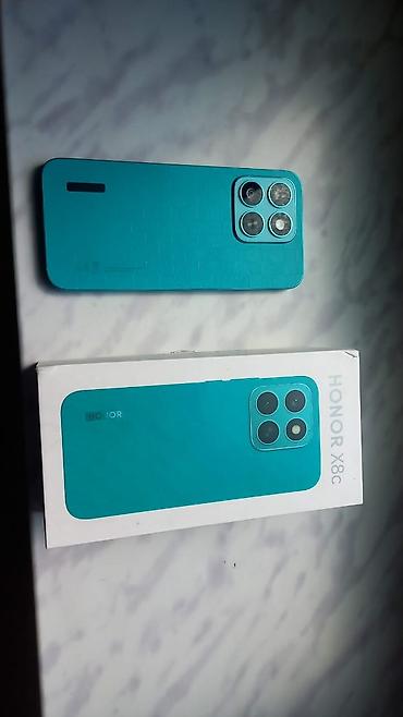 kredit nar nomreler: Honor X8c, 256 GB, rəng - Göy, Barmaq izi — 2