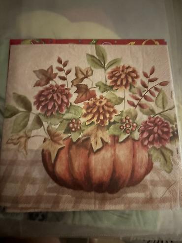 Kuhinjski tekstil: Dekorativne salvete za dekupaz razni motivi. - Set papirnih salveta — 9