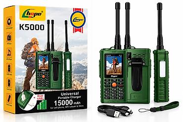 telefon aksesuar: Hope K5000 universal portativ şarj cihazı və çoxfunksiyalı fənər — 1