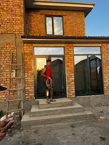 алюминевый дверь: Двери для домов и квартир, Алюминий, Двустворчатая, цвет - Серый — 5