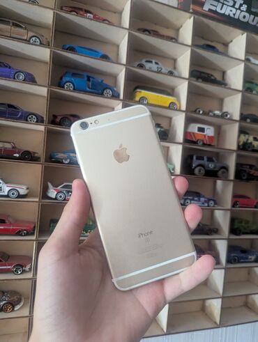 s8 plus чехол: IPhone 6s Plus, Колдонулган, 64 ГБ, Алтын, Каптама