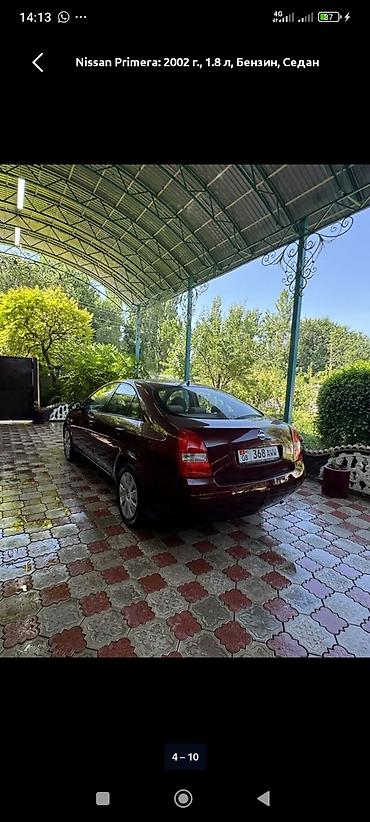 енкар авто: Nissan Primera: 2002 г., 1.8 л, Механика, Бензин, Лифтбек — 7
