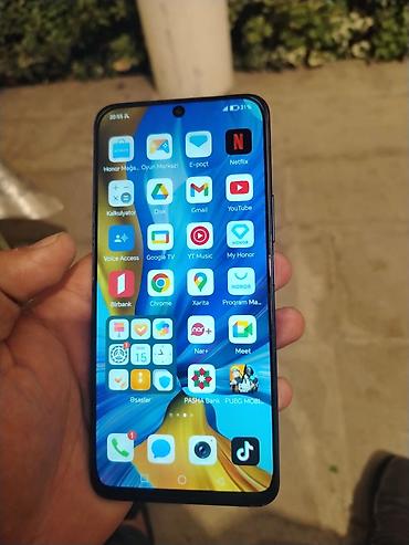 oppo x8: Honor X8, 128 GB, rəng - Göy, Barmaq izi — 3