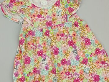 długa sukienka letnia w kwiaty: Dress, Next, 1.5-2 years, 86-92 cm, condition - Good