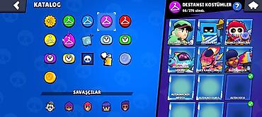 Digər oyun və konsollar: Brawl Stars hesabı – yüksək səviyyəli, geniş kolleksiya - Kupa yolu — 5