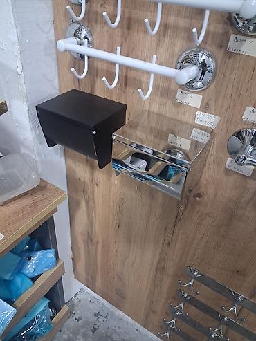 Təmir və tikinti: Divar tipli tualet kağızı dispenseri - Material: paslanmayan polad — 2