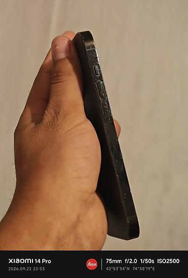 apple 14: IPhone 14 Pro, Б/у, 256 ГБ, Black Titanium, Защитное стекло, Чехол, 81 % — 10