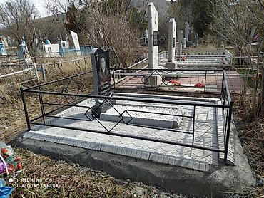 Ритуальные услуги: Уход за могилами, Чистка могил, Изготовление крестов | Габбро, Гранит, Металл | Оформление — 27