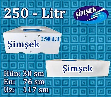 Baklar və çənlər: ŞİMŞEK LTD plastik su çənləri Həcm variantları: - 1000 litr (ölçü 1) — 33