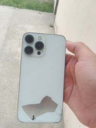 iphone 13 pro ağ: IPhone 13 Pro Max, 128 GB, Ağ, Qırıq