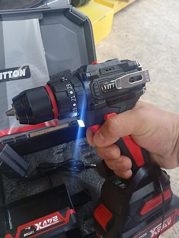 Инструменты: Аккумуляторная дрель‑шуруповёрт VITTON 24V - Питание: аккумуляторная — 1