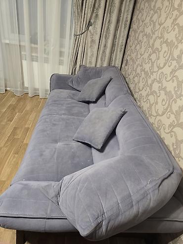 Divanlar: Qonaq otağı üçün rahat çevrilə bilən divan - Rəng: tünd-boz - — 3