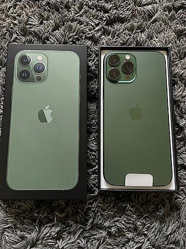 IPhone 13 Pro, Б/у, 256 ГБ, Alpine Green, Коробка, 81 % at lalafo.kg IPhone 13 Pro, Б/у, 256 ГБ, Alpine Green, Коробка, 81 %