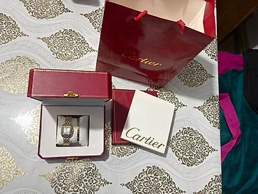 картье набор: Наручные часы Cartier (комплект в фирменной упаковке) - Модель в — 1