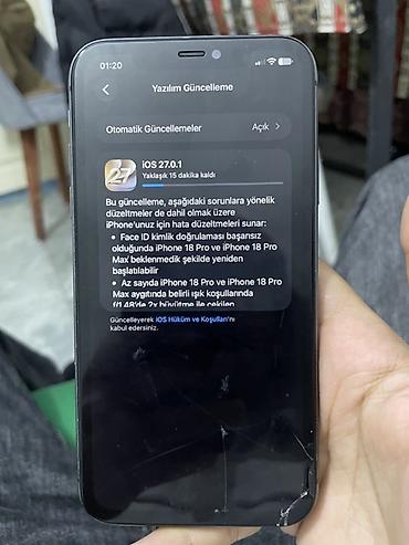 ios 11: IPhone 11, 64 GB, Qara, Qırıq — 5