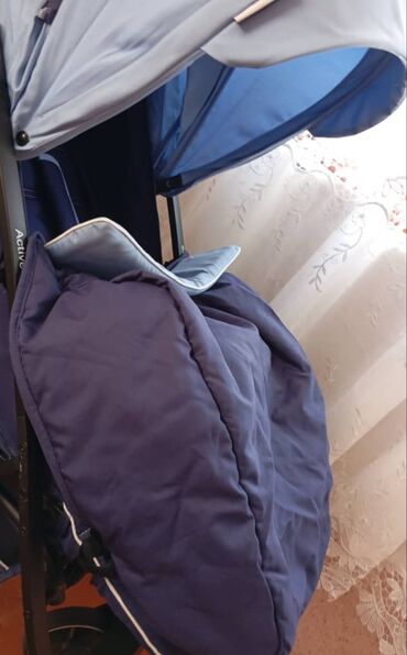 Коляски: Коляска, цвет - Голубой, Новый — 14