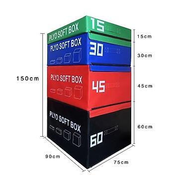степперы: Комплект мягких плиометрических тумб PLYO SOFT BOX для функционального — 1