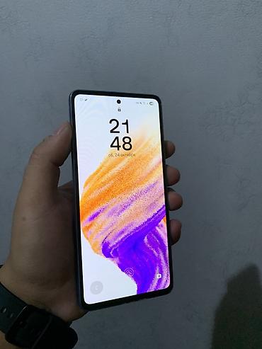 pocophone x3: Samsung Galaxy A53, Б/у, 128 ГБ, цвет - Голубой, 2 SIM — 4