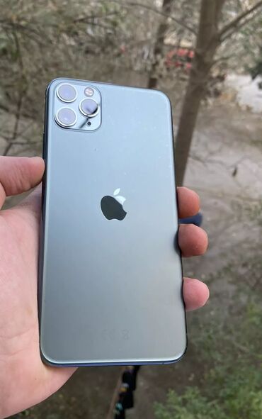 iphone 6 plas: IPhone 11 Pro Max, 256 GB, Matte Midnight Green, Face ID, Sənədlərlə