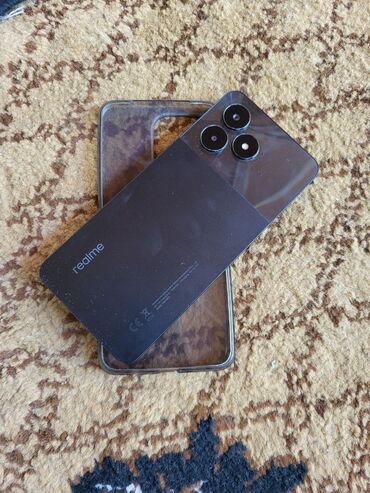 телефон xs: Realme C51, Колдонулган, 128 ГБ, түсү - Кара, 2 SIM