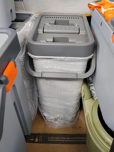 Чарбалык товарлар: Умная швабра с ведром 2-в-1 (WASH/DRY) для легкой уборки - Ведро с — 2
