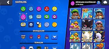 retro konsol: Brawl stars hesabıdı 26k kupası var 43 ender kostüm,33süper ender — 7