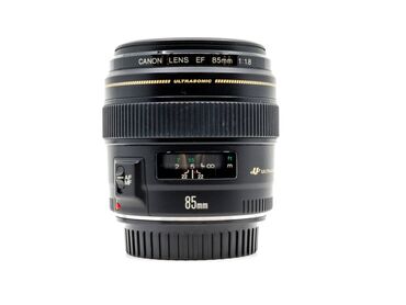 Obyektivlər və filtrləri: Canon EF 85mm f/1.8 USM linza satılır. İdeal veziyyətdə. Az işlənib