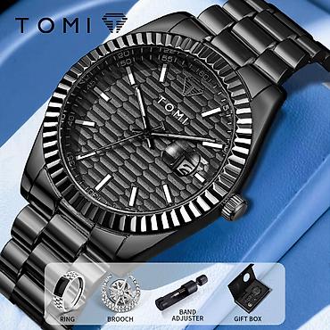 atom total: Стиль, который говорит сам за себя Элегантные мужские часы TOMI в — 1
