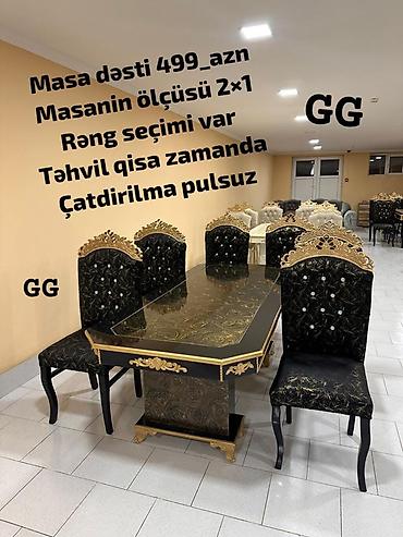 hava: taxtalar: Masa dəstləri – müxtəlif model və rəng seçimləri 1) Klassik 6 — 6