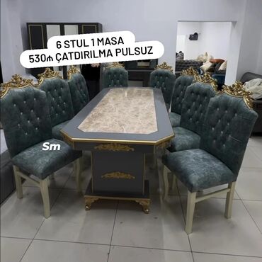 барные стулья: Qonaq otağı üçün, 6 stul