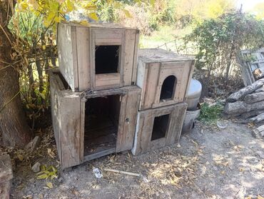 бык корова: Утеплённые уличные будки/домики для животных из дерева. - Материал